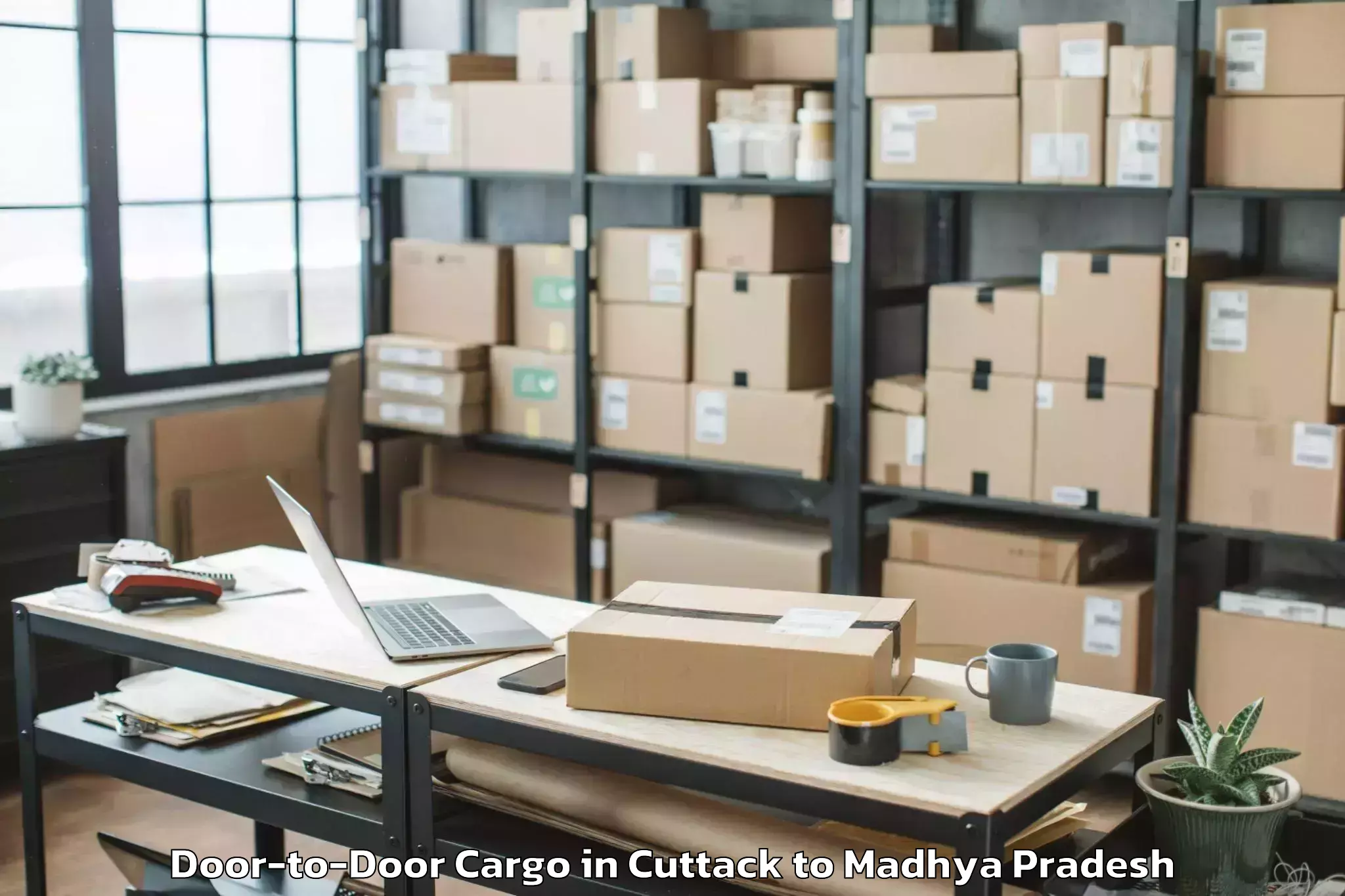 Professional Cuttack to Raghogarh Vijaypur Door To Door Cargo